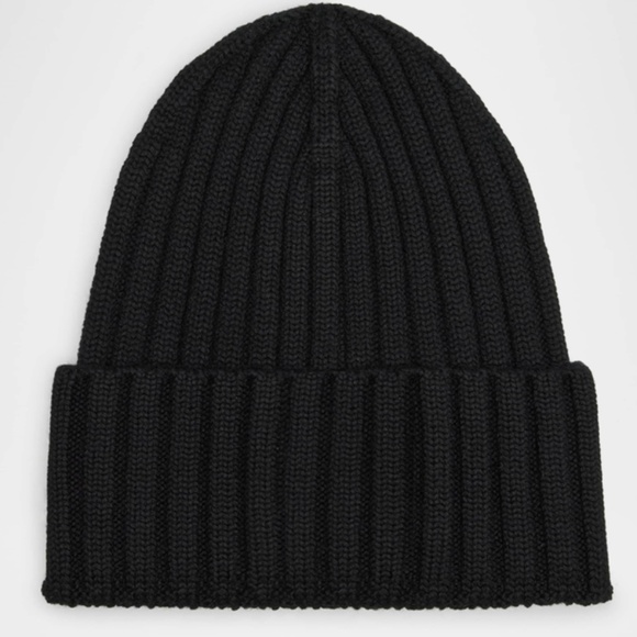 Moncler Ribbed Wool Logo Beanie main image 7